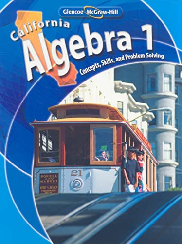 Beispielbild fr California Algebra: Concepts, Skills, and Problem Solving zum Verkauf von BooksRun