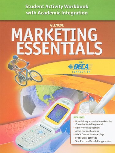 Stock image for Marketing Essentials: Student Activity Workbook With Academic Integration for sale by Seattle Goodwill