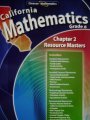 9780078782978: California Mathematics Grade 6 Chapter 2 Resource Masters (California Mathematics Grade 6)