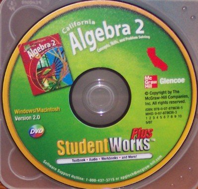 Stock image for California Algebra 2 Student Works Plus DVD (Concepts, Skills, and Problem Solving) for sale by Buyback Express