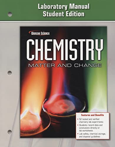 Stock image for Chemistry: Matter & Change, Laboratory Manual, Student Edition (GLENCOE CHEMISTRY) for sale by Allied Book Company Inc.