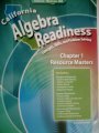 Beispielbild fr Chapter 1 " Resource Masters " ALL ANSWERS INCLUDED (California Algebra Readiness, Concepts, Skills, and Problem Solving) zum Verkauf von HPB-Red