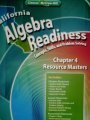 Beispielbild fr Chapter 4  " Resource Masters  " ALL ANSWERS INCLUDED (California Algebra Readiness, Concepts, Skills, and Problem Solving) zum Verkauf von HPB-Red