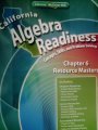 Beispielbild fr Chapter 6 - Resource Masters - ALL ANSWERS INCLUDED (California Algebra Readiness, Concepts, Skills, zum Verkauf von HPB-Red