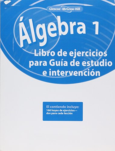 Algebra 1, Spanish Study Guide and Intervention Workbook (MERRILL ALGEBRA 1) (Spanish Edition) (9780078790461) by McGraw-Hill Education