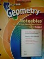 Stock image for California Geometry Noteables Interactive Study Notebook for sale by HPB-Red