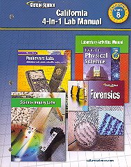 Beispielbild fr California 4-in-1 Lab Manual (Grade 8) zum Verkauf von Better World Books