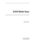 Stock image for DOS Made Easy for sale by Wonder Book