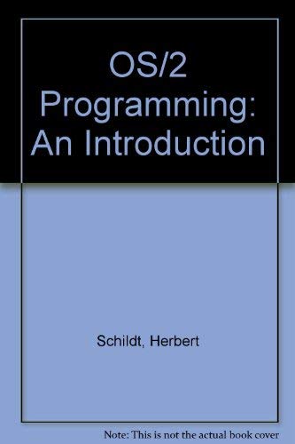Stock image for OS/2 Programming: An Introduction for sale by Vashon Island Books