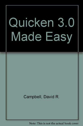 Beispielbild fr Quicken III Made Easy zum Verkauf von Wonder Book