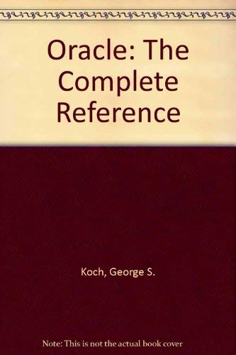 9780078816352: Oracle: The Complete Reference