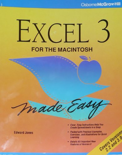 9780078817243: EXCEL for the Macintosh Made Easy