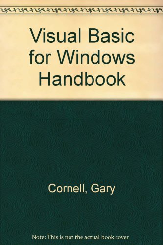 Visual Basic for Windows inside & out (9780078817649) by Cornell, Gary