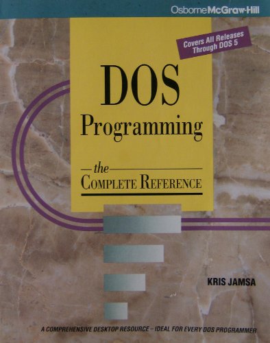 9780078817823: DOS Programming: The Complete Reference