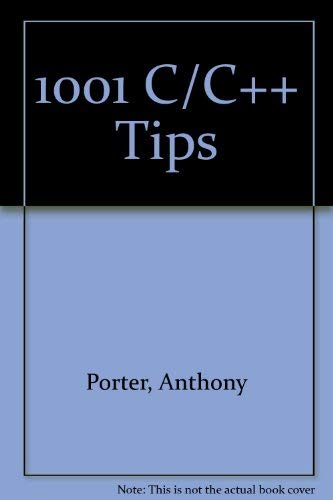 The Best C/C++ Tips Ever (9780078818202) by Porter, Anthony