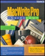 Macwrite Pro Inside & Out (9780078818646) by Michel, Steve; Coleman, Dale