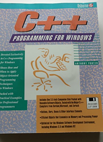 9780078818813: C++ Programming for Windows/Book and Disk