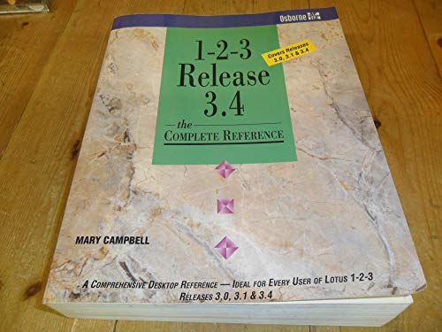 Stock image for 1-2-3 Release 3.4: The Complete Reference for sale by Goldstone Books