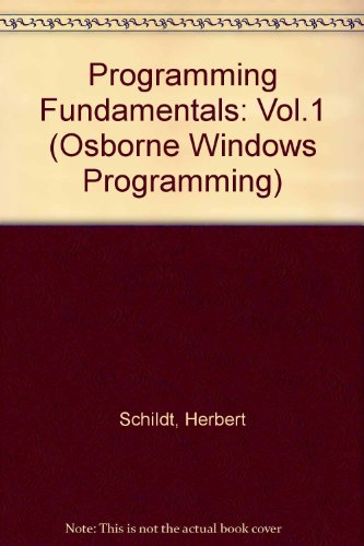 9780078819902: Programming Fundamentals (Osborne Windows Programming Series)