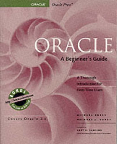 Stock image for Oracle: A Beginner's Guide for sale by SecondSale