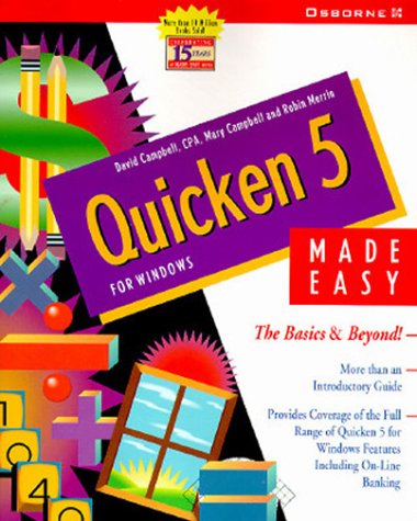 Beispielbild fr Quicken 5 for Windows Made Easy zum Verkauf von Wonder Book