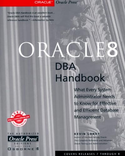 Beispielbild fr Oracle 8 DBA Handbook zum Verkauf von Better World Books