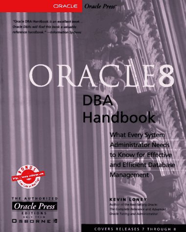 Imagen de archivo de Oracle 8 DBA Handbook a la venta por Better World Books