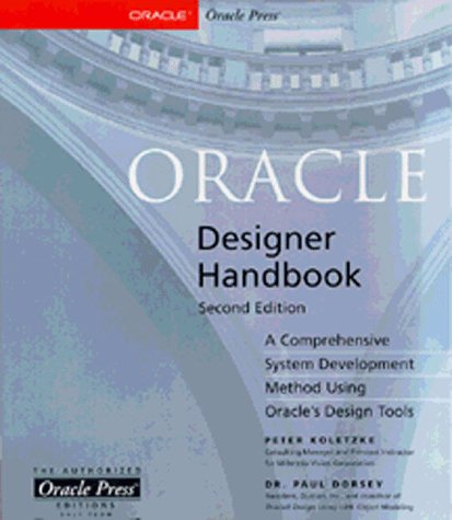 Beispielbild fr Oracle Designer Handbook (Oracle Press Series) zum Verkauf von Studibuch
