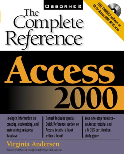 Stock image for Access 2000 : The Complete Reference for sale by Better World Books