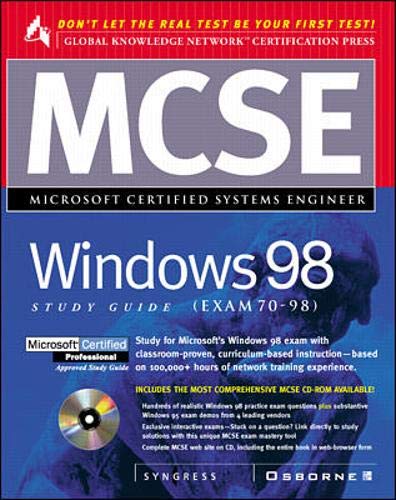 Beispielbild fr MCSE Windows 98 : Study Guide Exam 70-98 zum Verkauf von Better World Books