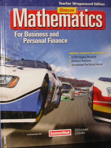 9780078883637: Mathematics for Business and Personal Finance, Teacher Wraparound Edition