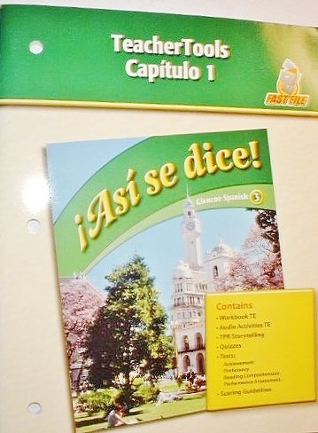 Stock image for Asi se dice: Capitulo 1 TeacherTools (Glencoe Spanish 3) for sale by Allied Book Company Inc.