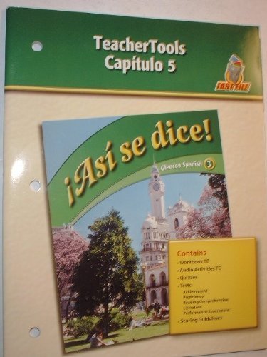 Stock image for Asi se dice: Capitulo 5 TeacherTools (Glencoe Spanish 3) for sale by The Book Cellar, LLC