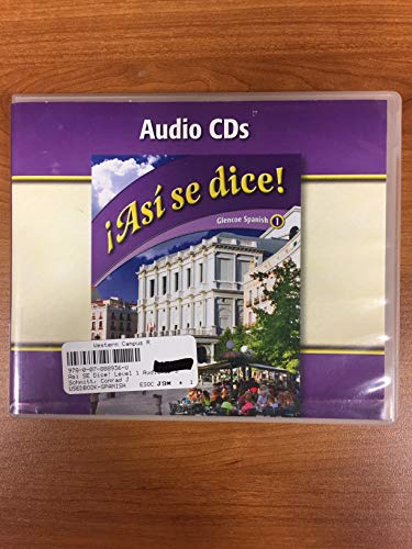 Stock image for Asi se Dice ! Glencoe Spanish 1 Audio CDs Set 12 Disc Set for sale by BooksRun