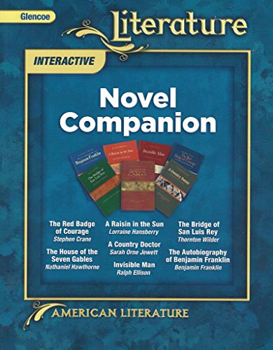 Stock image for American Literature: Novel Companion ; 9780078891557 ; 0078891558 for sale by APlus Textbooks