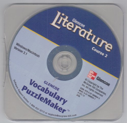 9780078896545: Glencoe Literature Course 2 Vocabulary Puzzlemaker