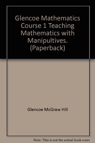 Beispielbild fr Math Connects Course 1 Teaching Mathematics With Manipulatives (Math Connects) zum Verkauf von Wonder Book
