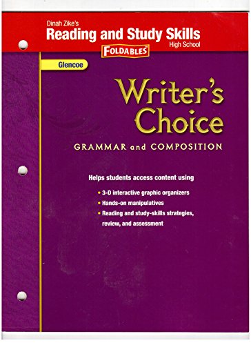 Stock image for Glencoe Writer's Choice Grammar and Composition - Dinah Zike's Reading and Study Skills Foldables (High School) for sale by Old Friends Books