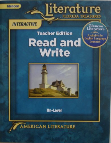 Beispielbild fr Glencoe American Literature: Florida Treasures: Interactive Read And Write, Teacher Edition, On-Leve ; 9780078900938 ; 007890093X zum Verkauf von APlus Textbooks