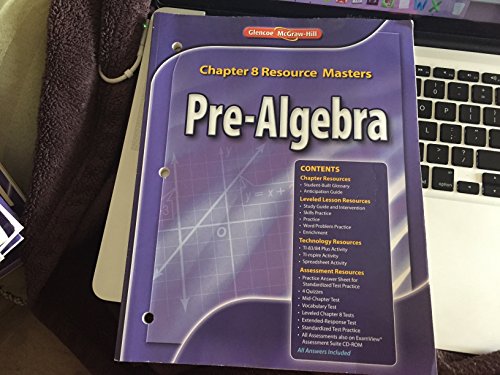 9780078904899 Glencoe PreAlgebra Chapter 8 Resource Masters AbeBooks 0078904897