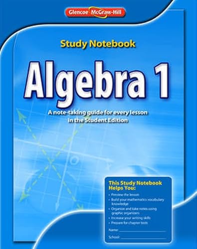 Algebra 1, Study Notebook (MERRILL ALGEBRA 2) - McGraw-Hill Education