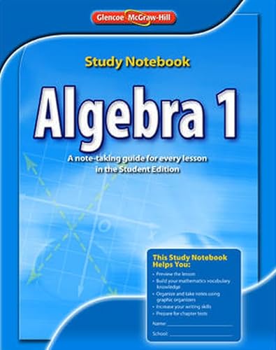 9780078908446: Algebra 1: Study Notebook