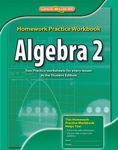 Stock image for Algebra 2, Homework Practice Workbook (MERRILL ALGEBRA 2) for sale by Allied Book Company Inc.