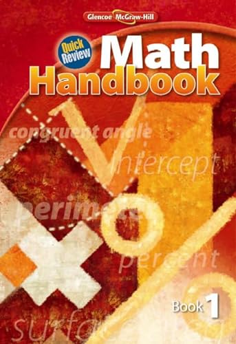 Beispielbild fr Quick Review Math Handbook, Book 1, Student Edition zum Verkauf von Better World Books