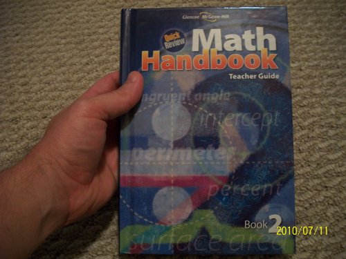 Stock image for Quick Review Math Handbook Teacher Guide Book 2 for sale by Better World Books