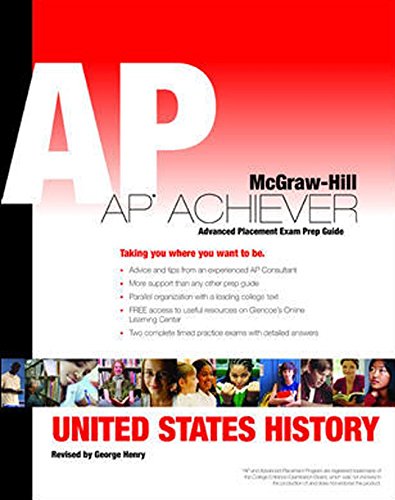 Beispielbild fr United States History: AP Achiever Exam Preparation Guide zum Verkauf von Dream Books Co.