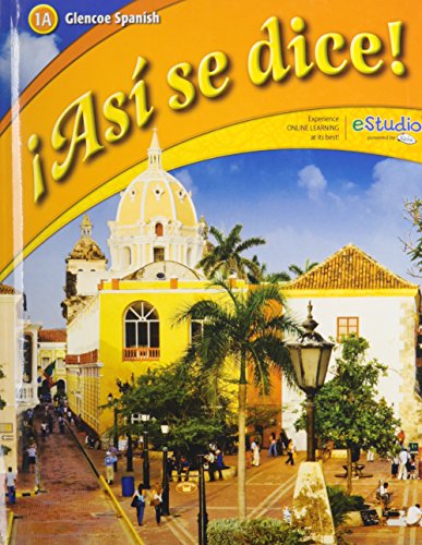 Stock image for As se dice! Level 1, Student Edition (GLENCOE SPANISH) (Spanish Edition) for sale by GF Books, Inc.