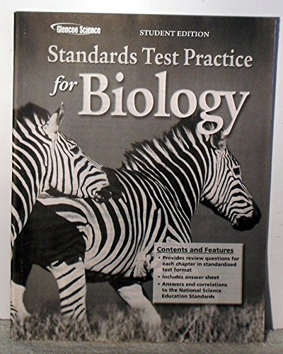 Imagen de archivo de Glencoe Biology, Biology Standards Practice, Student Edition (BIOLOGY DYNAMICS OF LIFE) a la venta por Iridium_Books