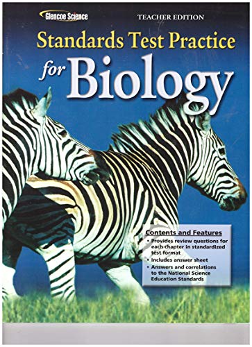 9780078961045: Standards Test Practice for Biology (Glencoe Scien