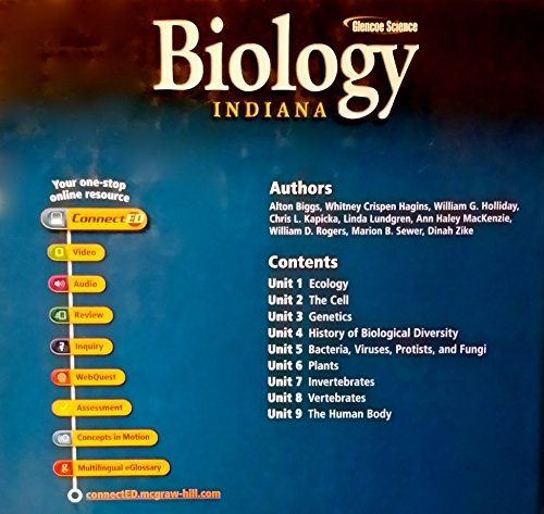 Imagen de archivo de Glencoe Biology: Indiana Edition a la venta por Nationwide_Text